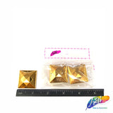 Metallic Gold Resin Stones