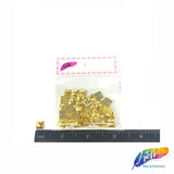 Metallic Gold Resin Stones