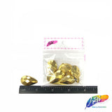 Metallic Gold Resin Stones