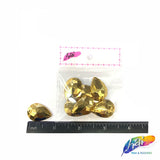 Metallic Gold Resin Stones