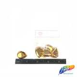 Metallic Gold Resin Stones