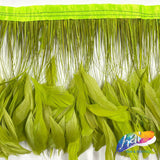 6-8" Stripped Coque Fringe (1/2 Yard)