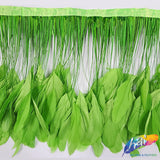 6-8" Stripped Coque Fringe (1/2 Yard)