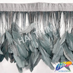6-8" Stripped Coque Fringe (1/2 Yard)