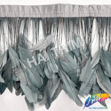 6-8" Stripped Coque Fringe (1/2 Yard)