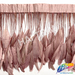 6-8" Stripped Coque Fringe (1/2 Yard)