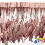 6-8" Stripped Coque Fringe (1/2 Yard)