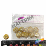 Gold Metallic Meteorite Textured Stones