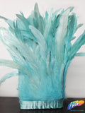 10-12" Bleached Dyed Coque Fringe (1/2 Yard)