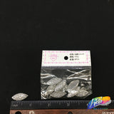 Silver Glitter Resin Stones, YF01