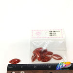 Red Glitter Resin Stones, YF06
