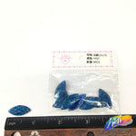 Blue Glitter Resin Stones, YF07