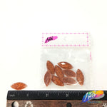 Orange Glitter Resin Stones, YF15