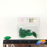 Green Glitter Resin Stones, YF21