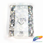 11mm Crystal AB Acrylic Rhinestones (1 pack = 1000 pieces)