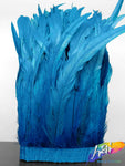 10-12" Bleached Dyed Coque Fringe (1/2 Yard)