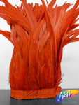 10-12" Bleached Dyed Coque Fringe (1/2 Yard)