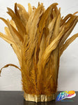 12-14" Bleached Dyed Coque Fringe (1/2 Yard)