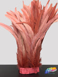 12-14" Bleached Dyed Coque Fringe (1/2 Yard)