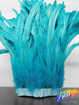 12-14" Bleached Dyed Coque Fringe (1/2 Yard)