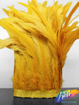 10-12" Bleached Dyed Coque Fringe (1/2 Yard)