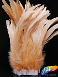 10-12" Bleached Dyed Coque Fringe (1/2 Yard)