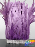 10-12" Bleached Dyed Coque Fringe (1/2 Yard)