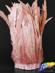 12-14" Bleached Dyed Coque Fringe (1/2 Yard)