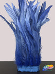 10-12" Bleached Dyed Coque Fringe (1/2 Yard)