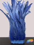 10-12" Bleached Dyed Coque Fringe (1/2 Yard)