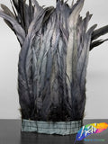 10-12" Bleached Dyed Coque Fringe (1/2 Yard)