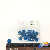 Blue Glitter Resin Stones, YF07