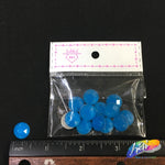 Neon Blue Resin Stones