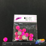 Neon Fuchsia Resin Stones