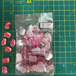 CLOSEOUT! Light Pink Acrylic Stones (sold per pack), A13