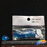 Neon Blue Resin Stones