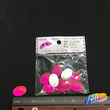 Neon Fuchsia Resin Stones