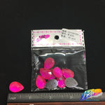 Neon Fuchsia Resin Stones