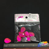 Neon Fuchsia Resin Stones