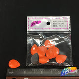 Neon  Orange Resin Stones