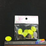 Neon Yellow Resin Stones