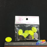 Neon Yellow Resin Stones