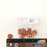 Orange Glitter Resin Stones, YF15