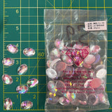 CLOSEOUT! Crystal AB Acrylic Stones (sold per pack), A57
