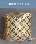 Fancy Metal Cuffs - Style E (sold per piece)