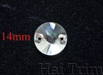 14mm Round Crystal Sew-on Rhinestones