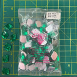 CLOSEOUT! Kelly Green Acrylic Stones (sold per pack), A6