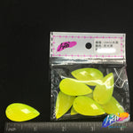 Neon Yellow Resin Stones