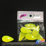 Neon Yellow Resin Stones