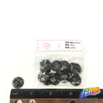 Black Glitter Resin Stones, YF02